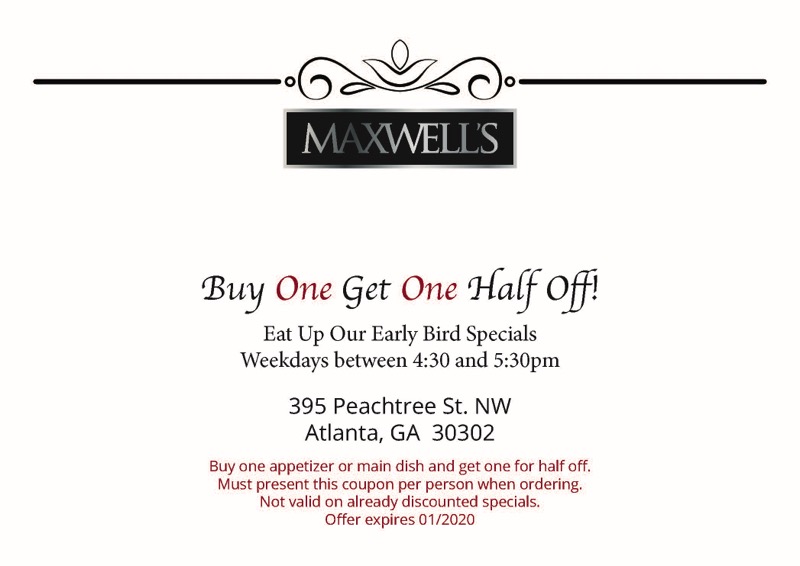 Maxwells Back of Postcard