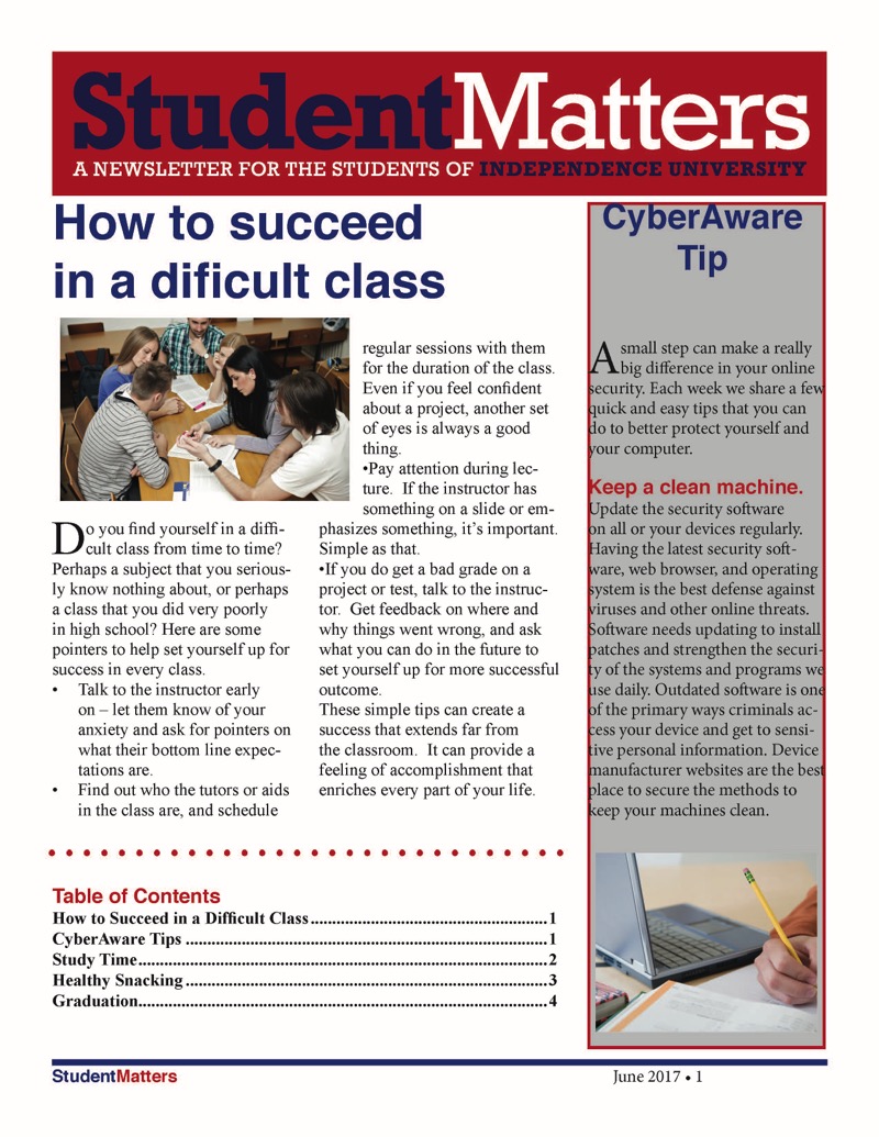 Student Matters Print